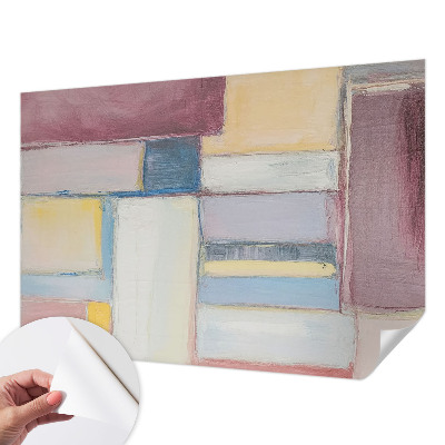 Moderne Fototapete nach Maß mit geometrischem Formenmotiv