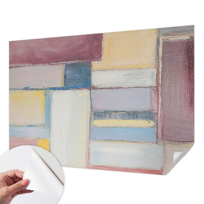 Moderne Fototapete nach Maß mit geometrischem Formenmotiv
