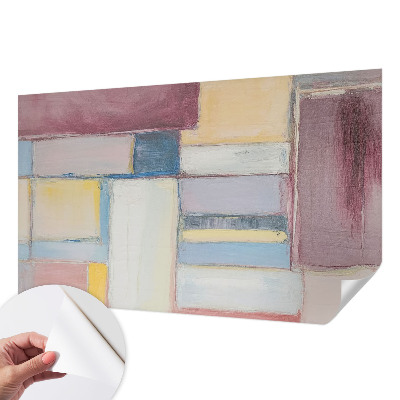 Moderne Fototapete nach Maß mit geometrischem Formenmotiv