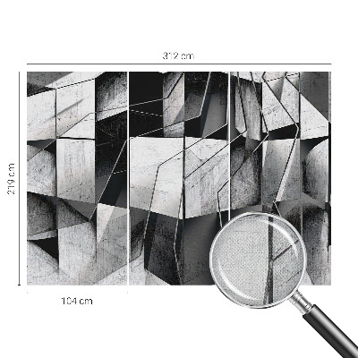 Motivtapete fürs Wohnzimmer Geometrische Abstraktion