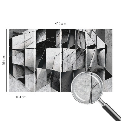 Motivtapete fürs Wohnzimmer Geometrische Abstraktion