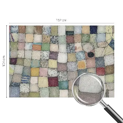 Selbstklebende Fototapete mit einem farbenfrohen Mosaikmotiv