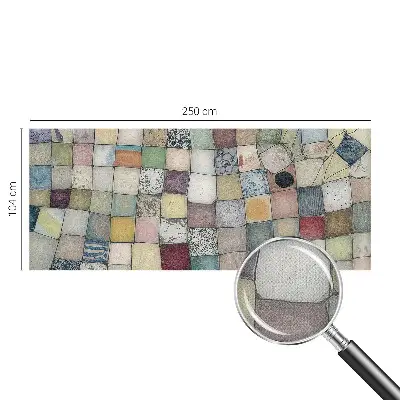Selbstklebende Fototapete mit einem farbenfrohen Mosaikmotiv