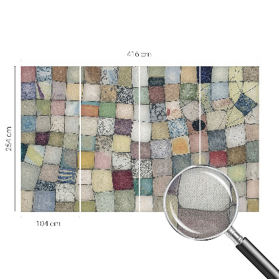 Selbstklebende Fototapete Farbenfrohes Mosaik