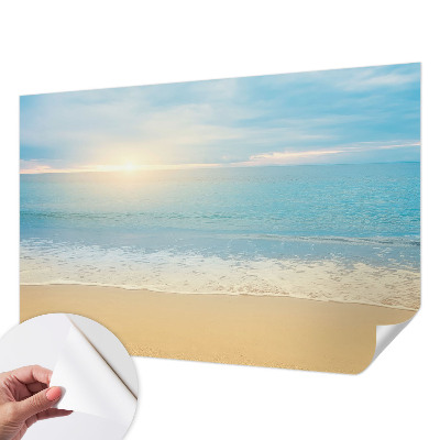 Selbstklebende Fototapete für die Wand mit einem Motiv eines Sonnenaufgangs