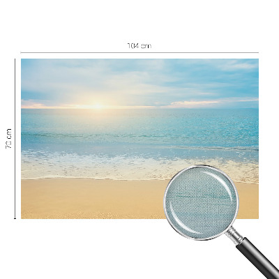 Selbstklebende Fototapete für die Wand mit einem Motiv eines Sonnenaufgangs