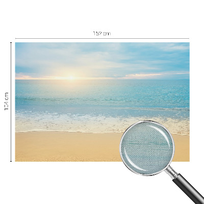 Selbstklebende Fototapete für die Wand mit einem Motiv eines Sonnenaufgangs