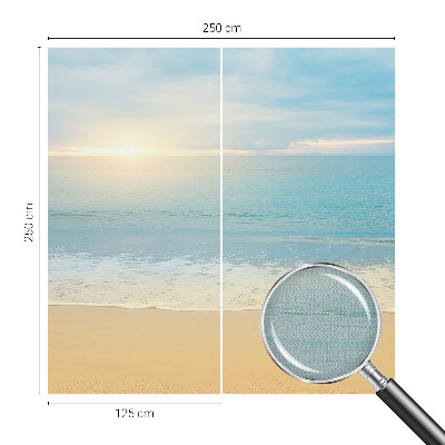 Selbstklebende Fototapete für die Wand mit einem Motiv eines Sonnenaufgangs