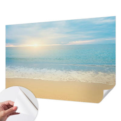 Selbstklebende Fototapete für die Wand Sonnenaufgang