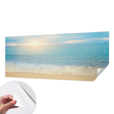 Selbstklebende Fototapete für die Wand mit einem Motiv eines Sonnenaufgangs