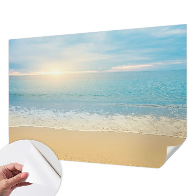 Selbstklebende Fototapete für die Wand mit einem Motiv eines Sonnenaufgangs
