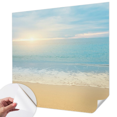 Selbstklebende Fototapete für die Wand mit einem Motiv eines Sonnenaufgangs