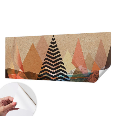 52D-Fototapete fürs Schlafzimmer Abstrakte Landschaft