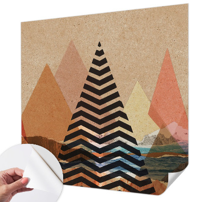 52D-Fototapete fürs Schlafzimmer Abstrakte Landschaft