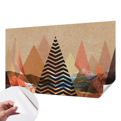 52D-Fototapete fürs Schlafzimmer Abstrakte Landschaft