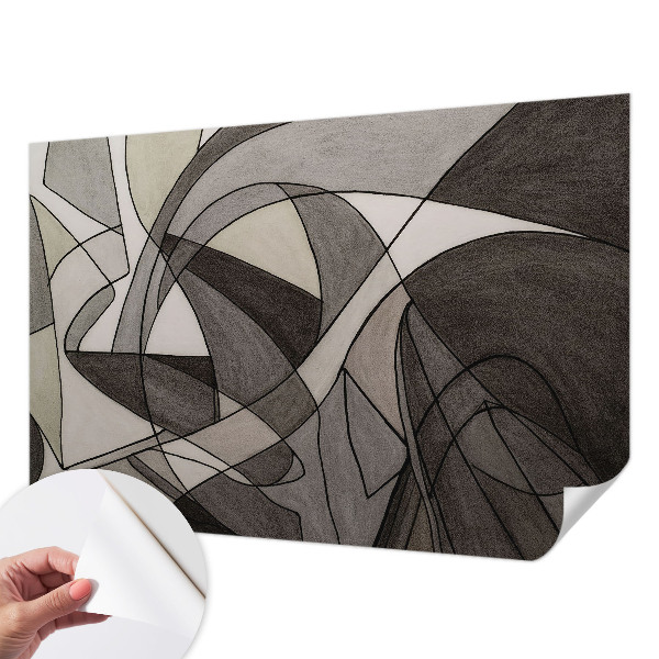 Motivtapete nach Maß mit geometrischer abstraktion als Motiv