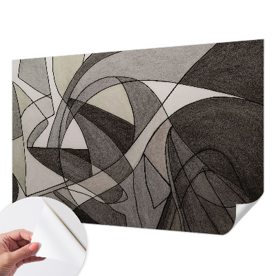 Motivtapete nach Maß mit geometrischer abstraktion als Motiv