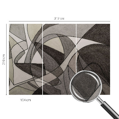 Motivtapete nach Maß mit geometrischer abstraktion als Motiv