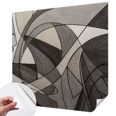 Motivtapete nach Maß mit geometrischer abstraktion als Motiv