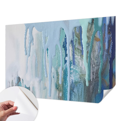 Motivtapete fürs Wohnzimmer Blaue Kaskaden