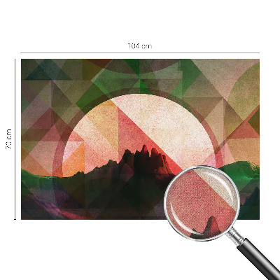 Vintage tapete Malerische Hügel