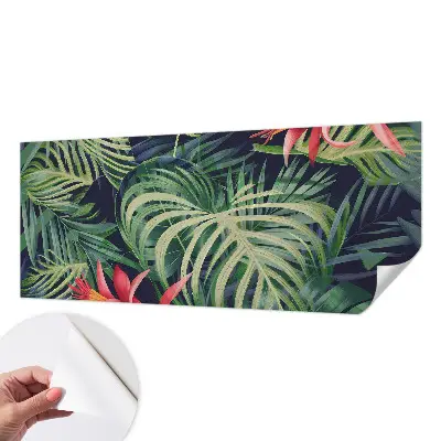 Selbstklebende Fototapete mit Motiv exotischer Pflanzen