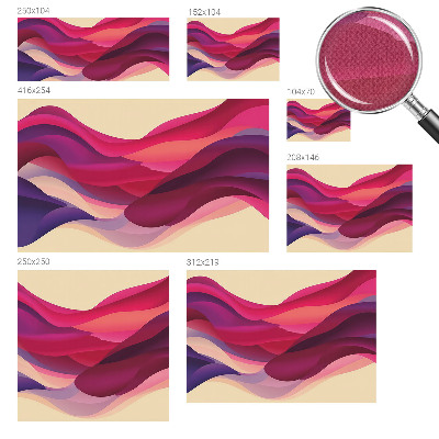 Hochwertige Bildtapete Flüssigkeitswellen