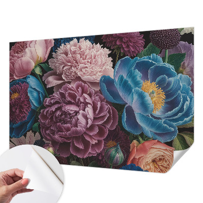 Fototapete nach Maß Bunte Blumen