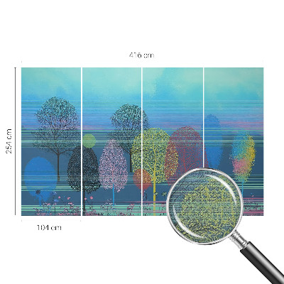 Motivtapete fürs Wohnzimmer Farbenfrohe Harmonie