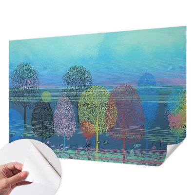 Motivtapete fürs Wohnzimmer Farbenfrohe Harmonie