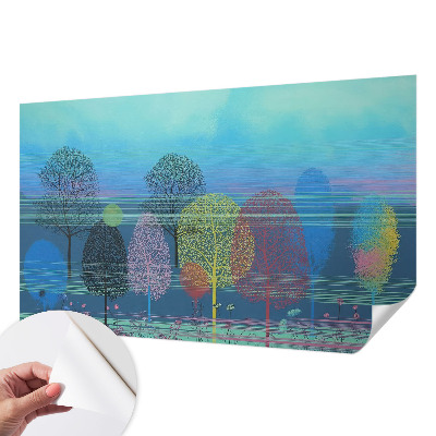 Motivtapete fürs Wohnzimmer Farbenfrohe Harmonie