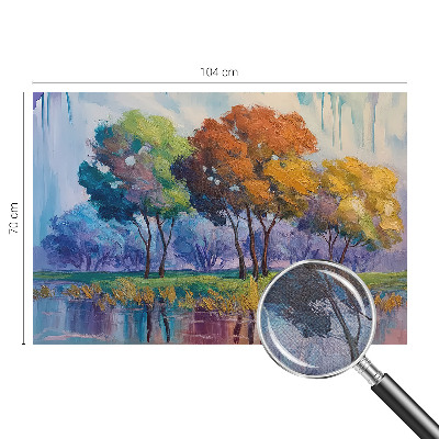 Selbstklebende Fototapete fürs Schlafzimmer Baumabstraktion