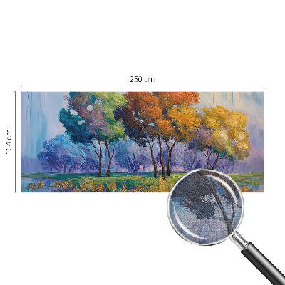 Selbstklebende Fototapete fürs Schlafzimmer mit abstraktem Baummotiv