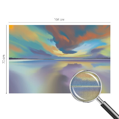 Hochwertige Bildtapete Regenbogen-Sonnenuntergang