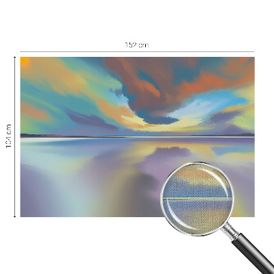 Hochwertige Bildtapete Regenbogen-Sonnenuntergang