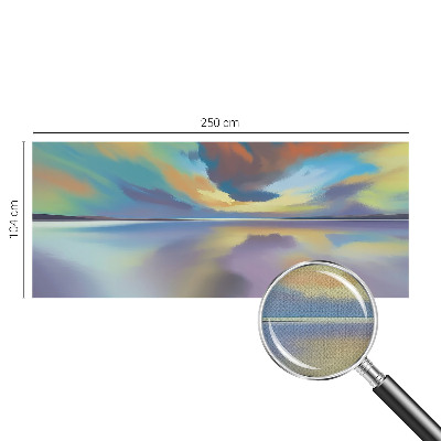 Hochwertige Bildtapete Regenbogen-Sonnenuntergang