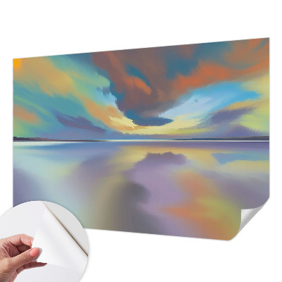 Hochwertige Bildtapete Regenbogen-Sonnenuntergang