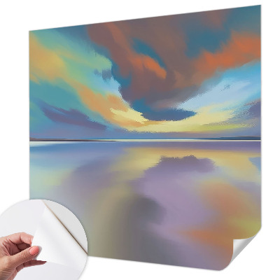 Hochwertige Bildtapete Regenbogen-Sonnenuntergang