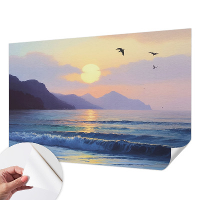 Selbstklebende Fototapete mit Motiv „Sea West“