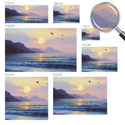 Selbstklebende Fototapete Sea West