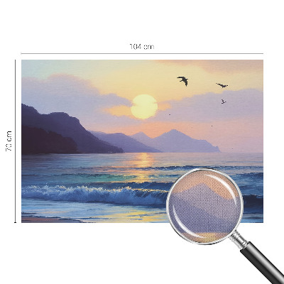 Selbstklebende Fototapete mit Motiv „Sea West“