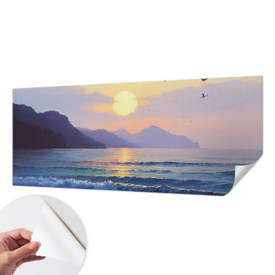 Selbstklebende Fototapete mit Motiv „Sea West“