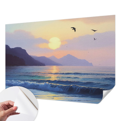Selbstklebende Fototapete mit Motiv „Sea West“