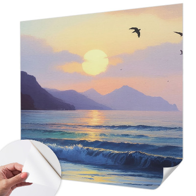 Selbstklebende Fototapete mit Motiv „Sea West“