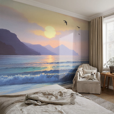 Selbstklebende Fototapete mit Motiv „Sea West“