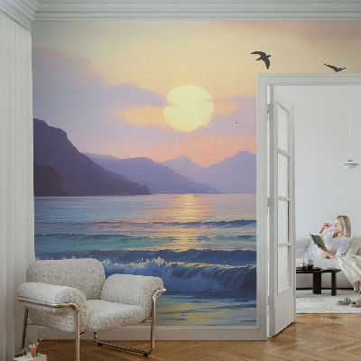Selbstklebende Fototapete mit Motiv „Sea West“