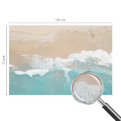 Selbstklebende Fototapete für die Wand tosenden Wellen