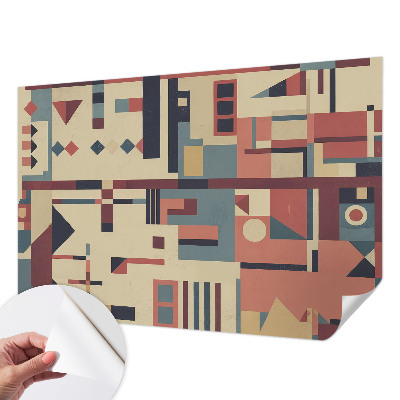 Selbstklebende Fototapete fürs Schlafzimmer Abstrakte Komposition