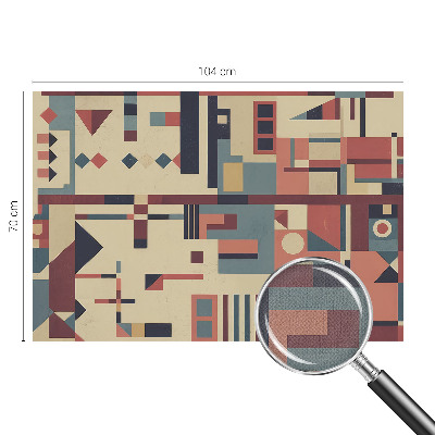 Selbstklebende Fototapete fürs Schlafzimmer Abstrakte Komposition