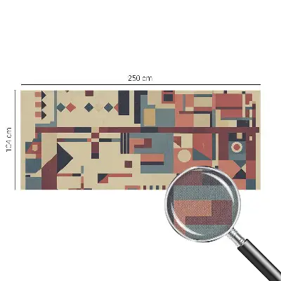 Selbstklebende Fototapete fürs Schlafzimmer mit abstrakter Komposition